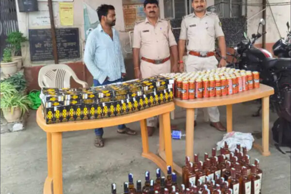 Liquar recovered: नहीं रुक रहा शराब का अवैध कारोबार, भोजपुर ज़िले में दो जगह से पकड़ी गई 410 लीटर शराब