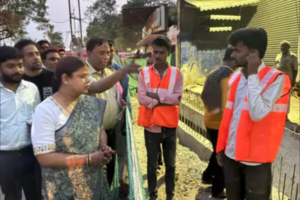 City News: 740 करोड़ 14 लाख 12 हजार 13 रुपए की लागत से हो रहे नाला निर्माण कार्य का मेयर ने लिया जायज़ा